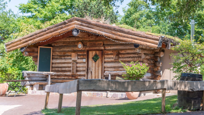 Unsere Lapplandsauna aus urigem Keloholz